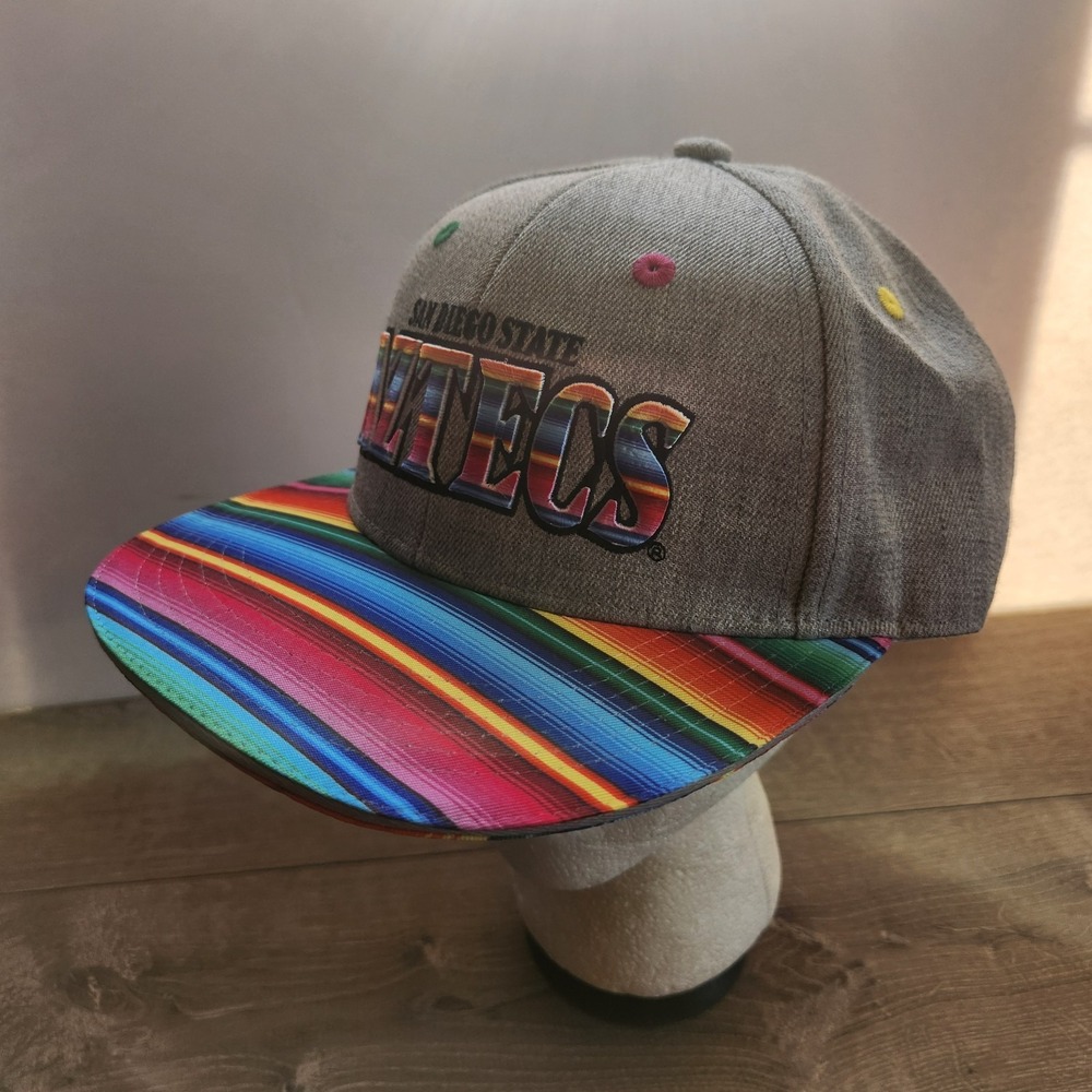 San Diego State University Aztecs SDSU Hispanic Heritage Serape Snapback Hat Cap